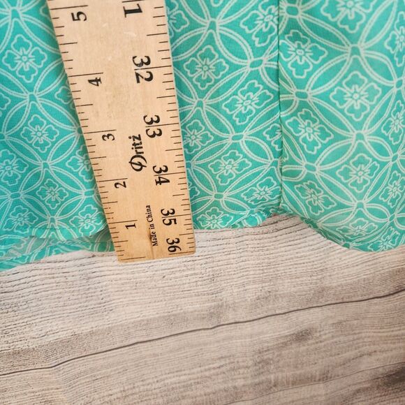 Tacera Green Small Sleeveless A-line Dress - Picture 5 of 6